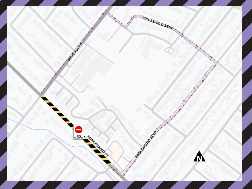 Temporary Overnight Road Closure of Hurontario Street Between Mineola
